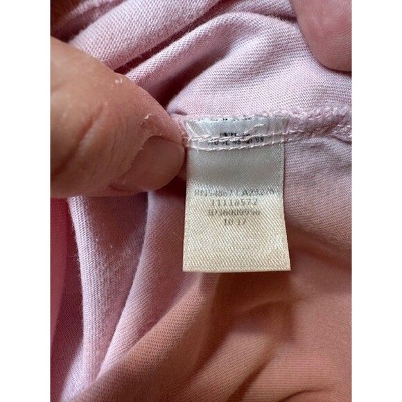 Victoria's Secret PINK Women's S Long Sleeve Shirt Dog Light Pink Strappy V-Neck - Picture 7 of 15